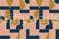 Timeless pattern wallpaper for kitchens
