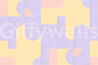 Timeless mural wallpaper with vintage style