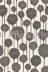 Peel and stick black and white wallpaper
