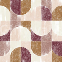 Unique geometric pattern for walls.

