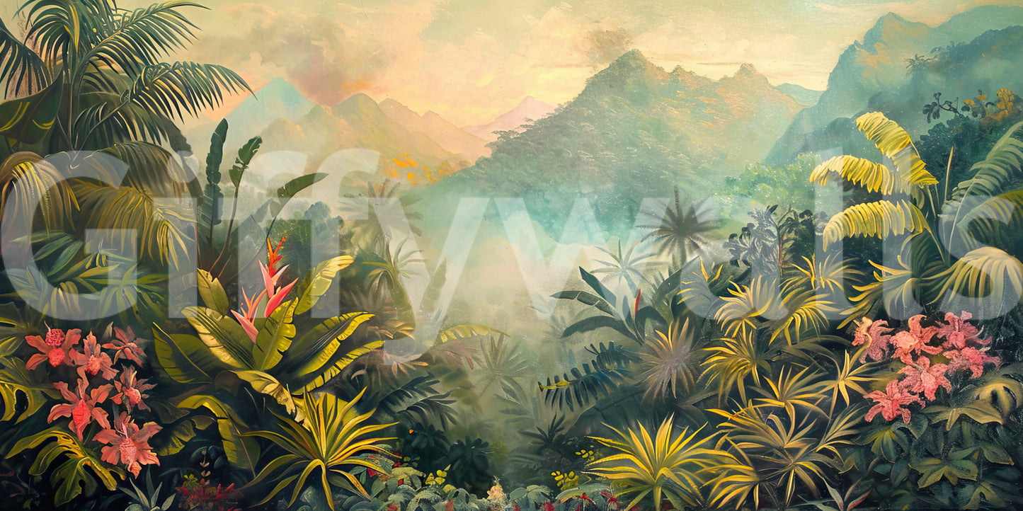 Wall decor evoking wild, untamed beauty.

