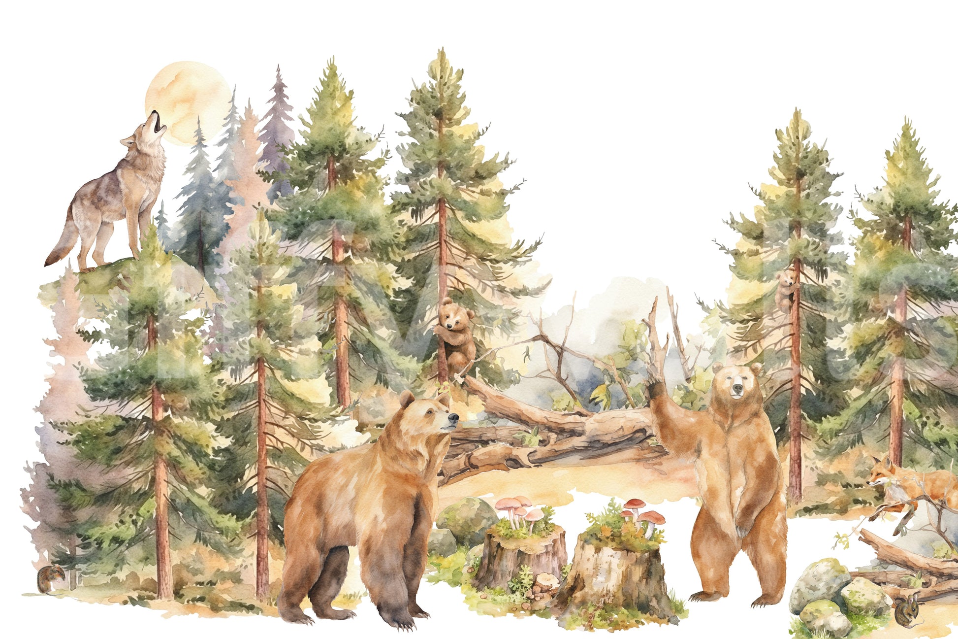 Wall decor evoking the quiet majesty of nature.

