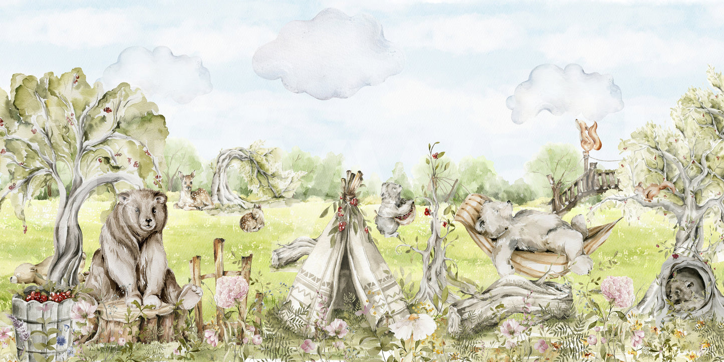 Focus on soft textures and flowing artistic style.

