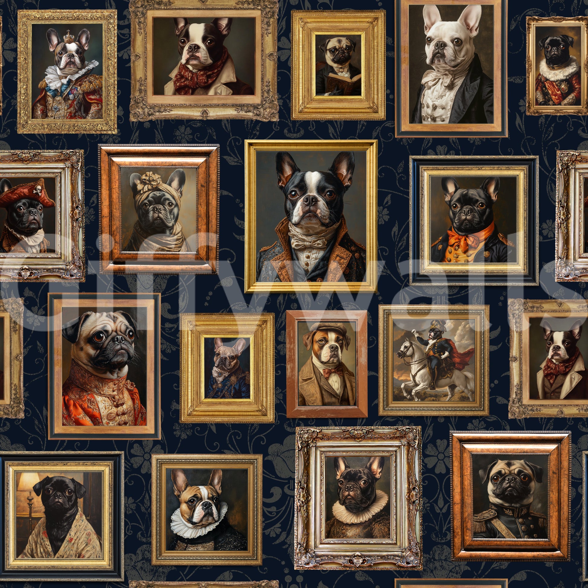 Humorous and charming animal art.