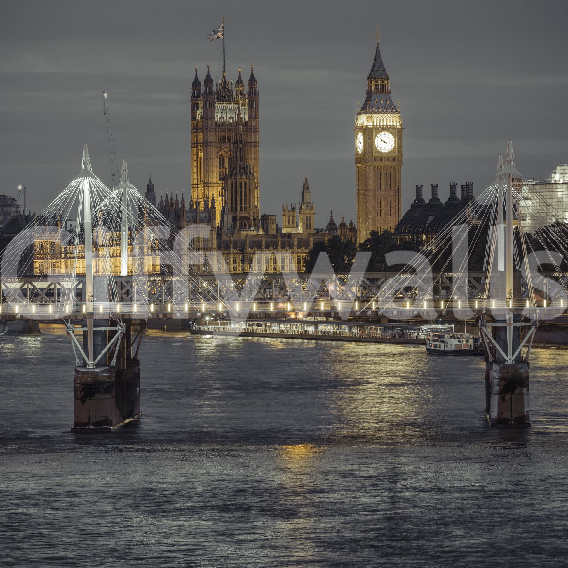 London lights wall art
