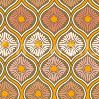 Abstract daisy pattern wallpaper
