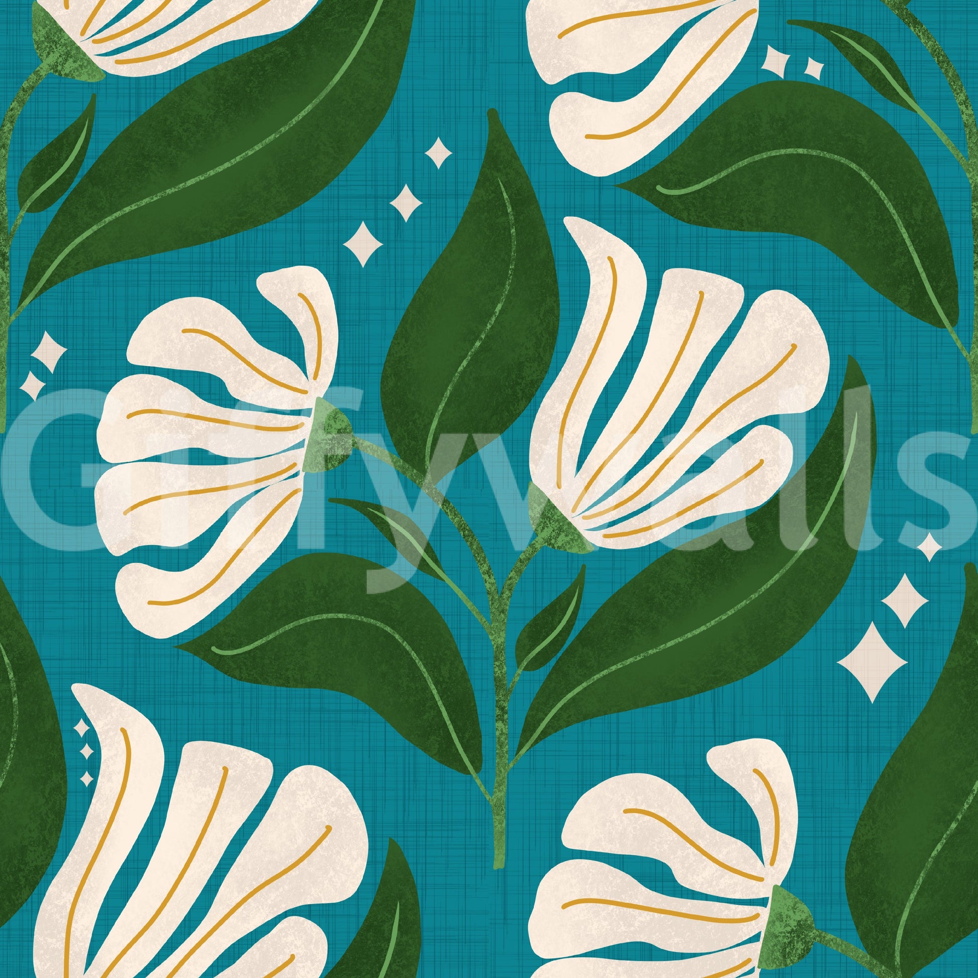 Provides a lively and artistic backdrop.
