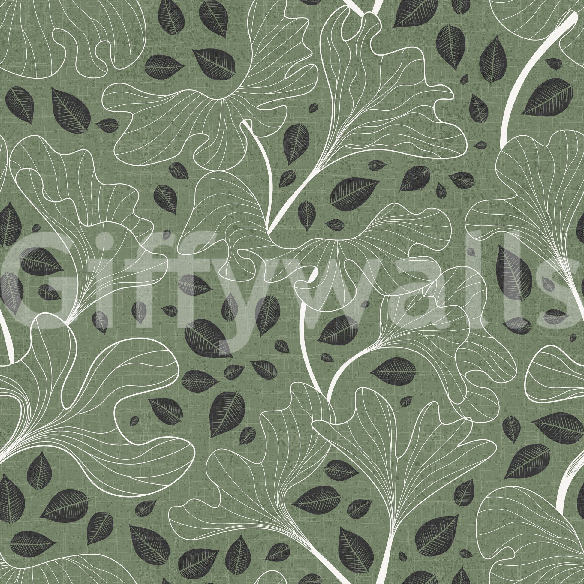 Unique leaf wallpaper with a creative twist.


