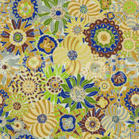 Unique floral wallpaper with a creative twist.

