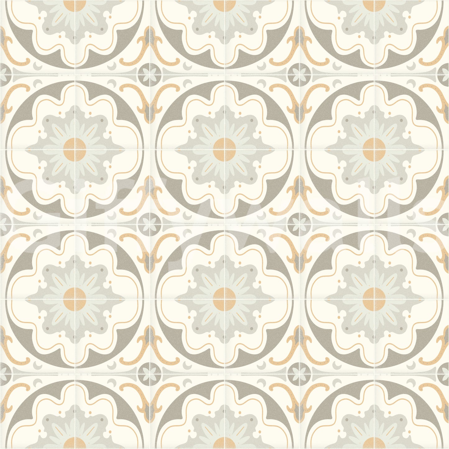 Unique tile wallpaper with a creative twist.

