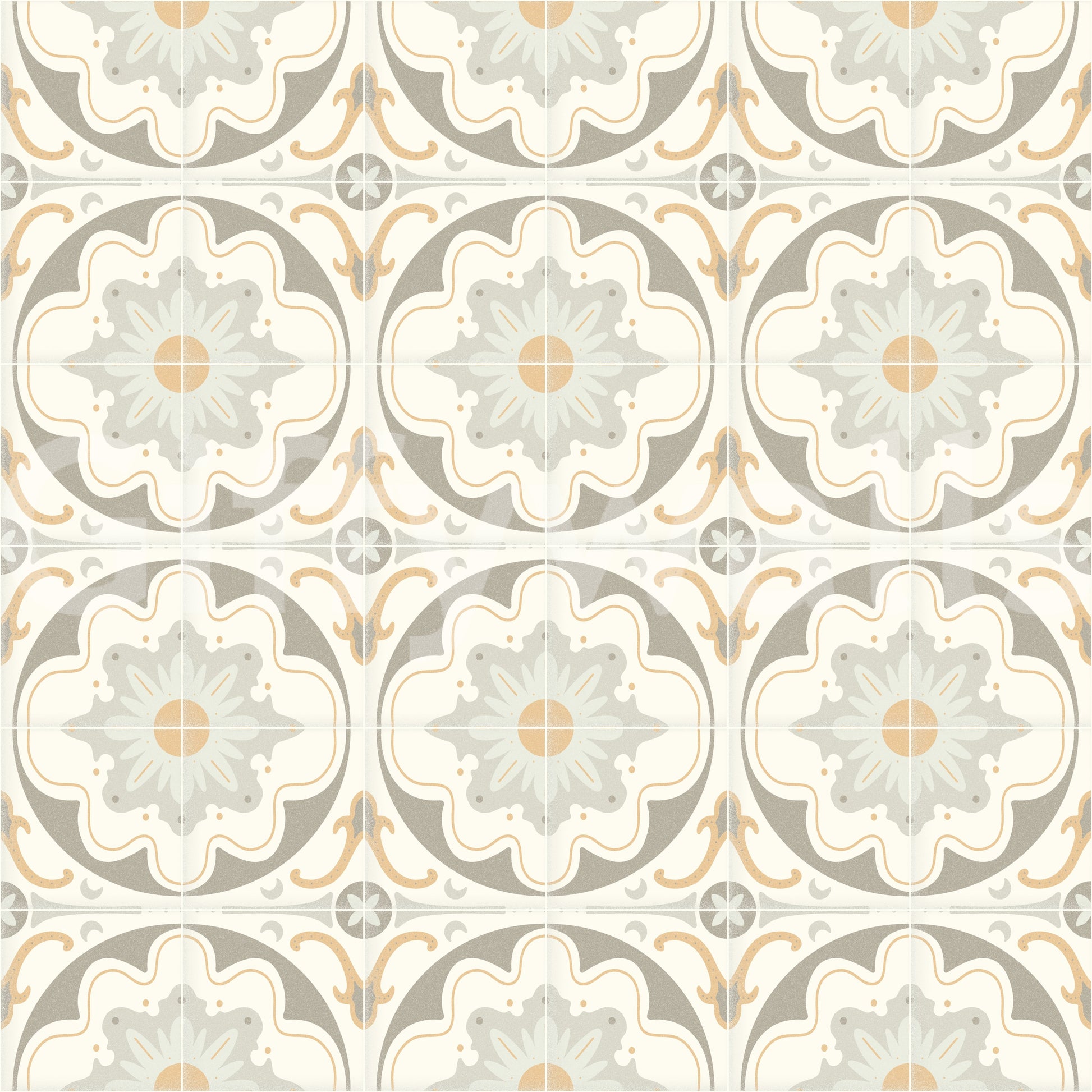 Unique tile wallpaper with a creative twist.

