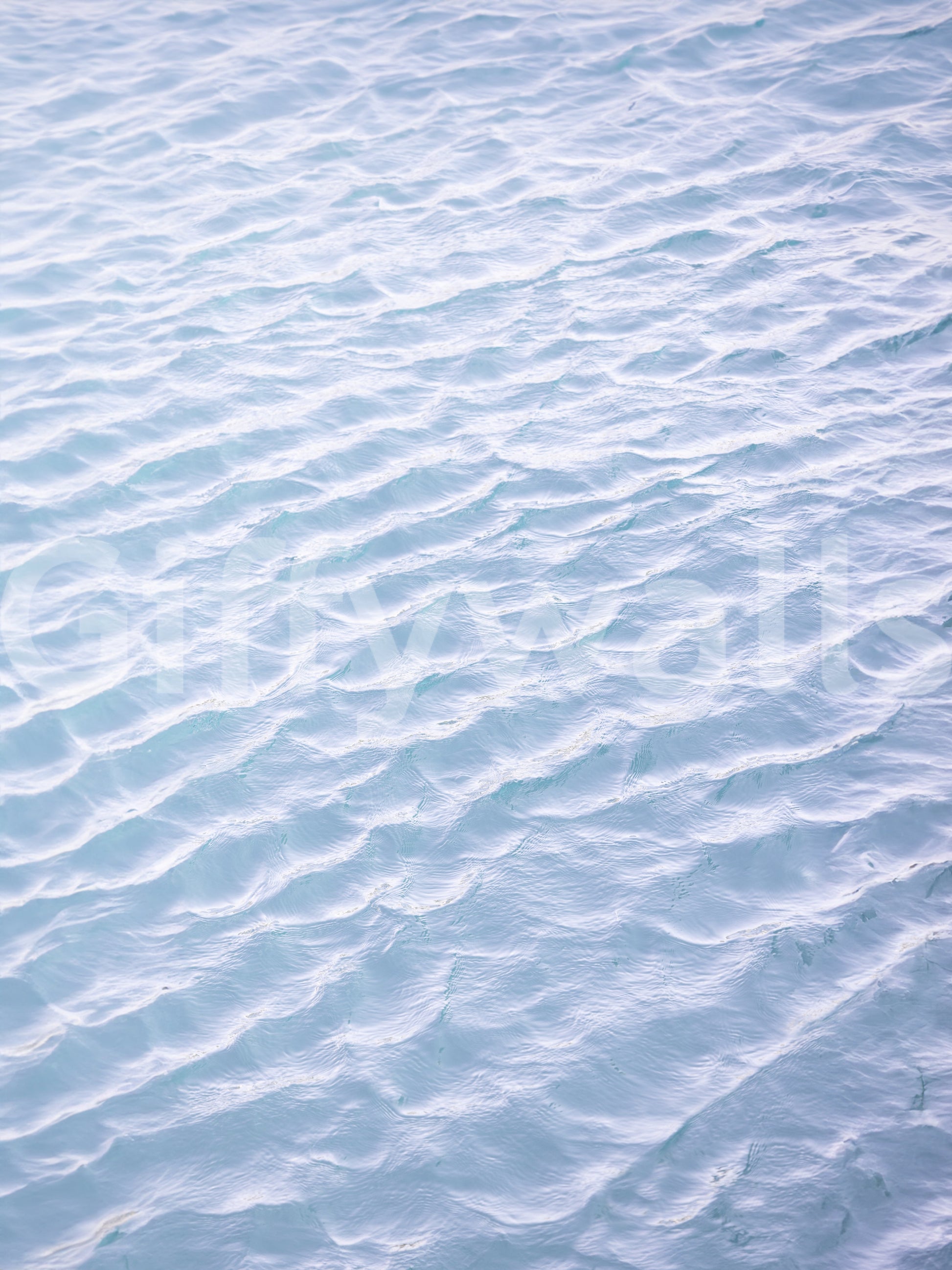 soft water pattern mural

