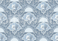 The overall aesthetic is a calming Western scene.

