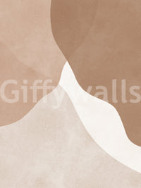 A close-up view of the detailed color blending in the curved shapes.

