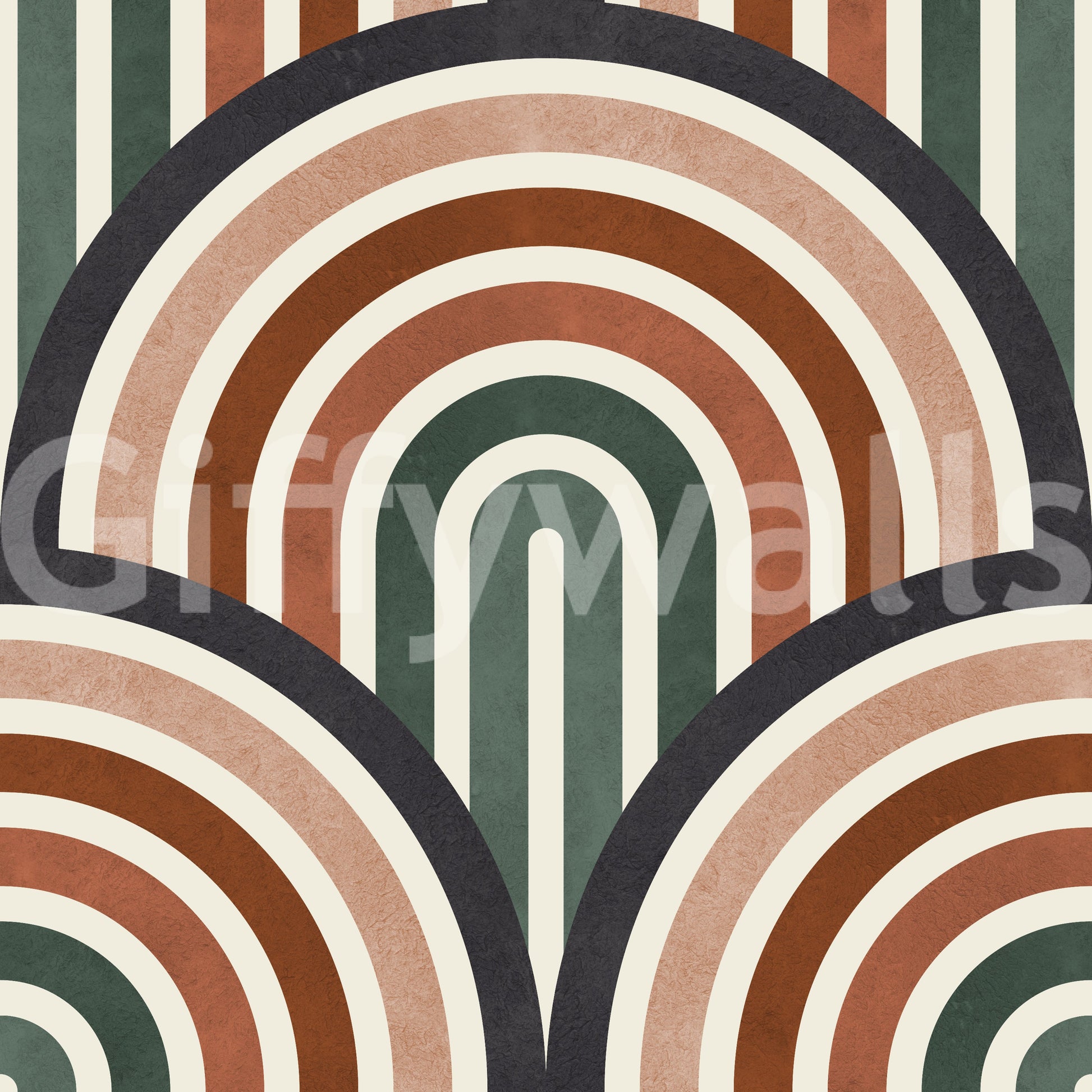 The design is non-realistic and interpretive.

