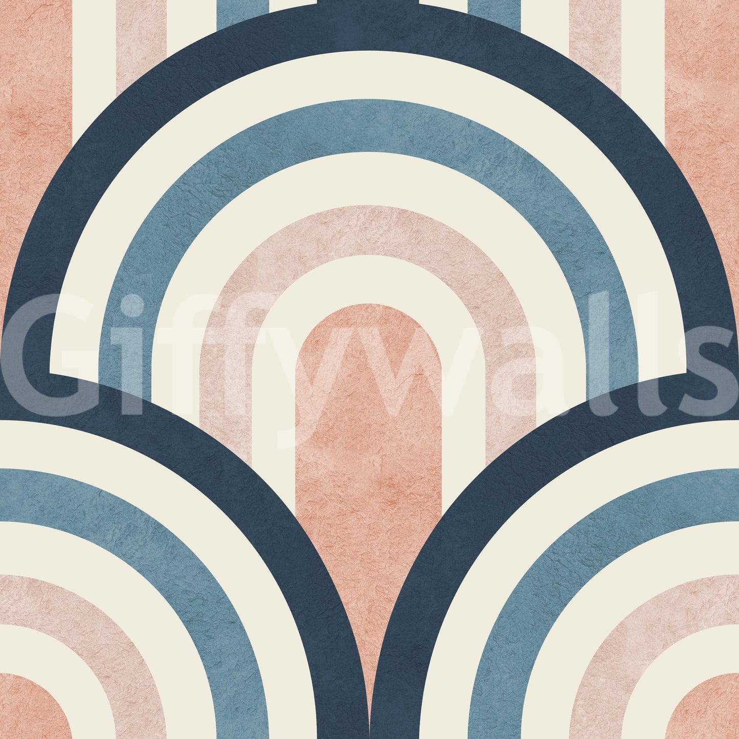 The design is non-realistic and interpretive.

