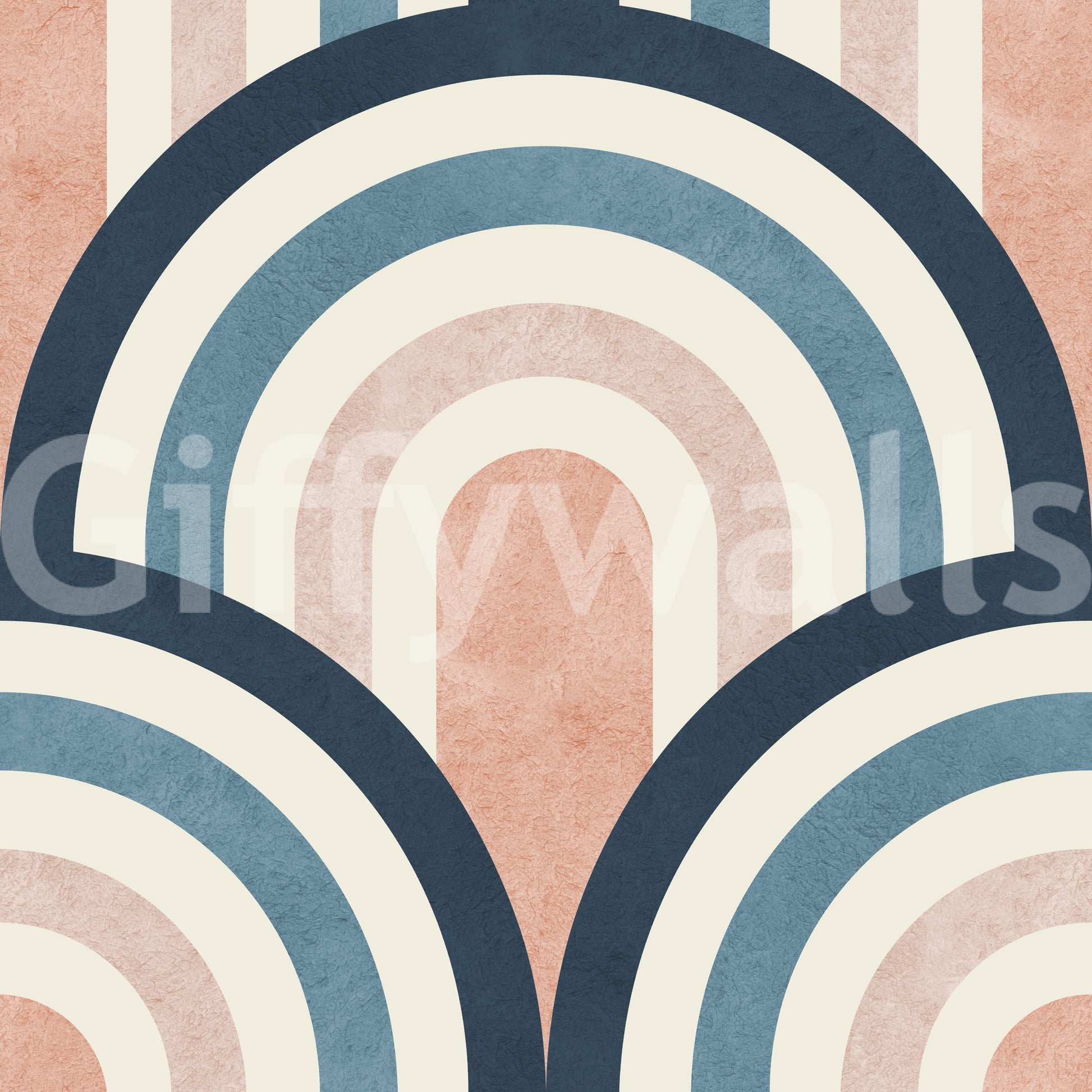 The design is non-realistic and interpretive.

