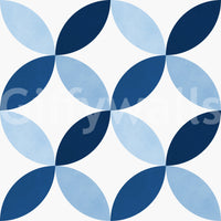 The design is non-realistic and interpretive.

