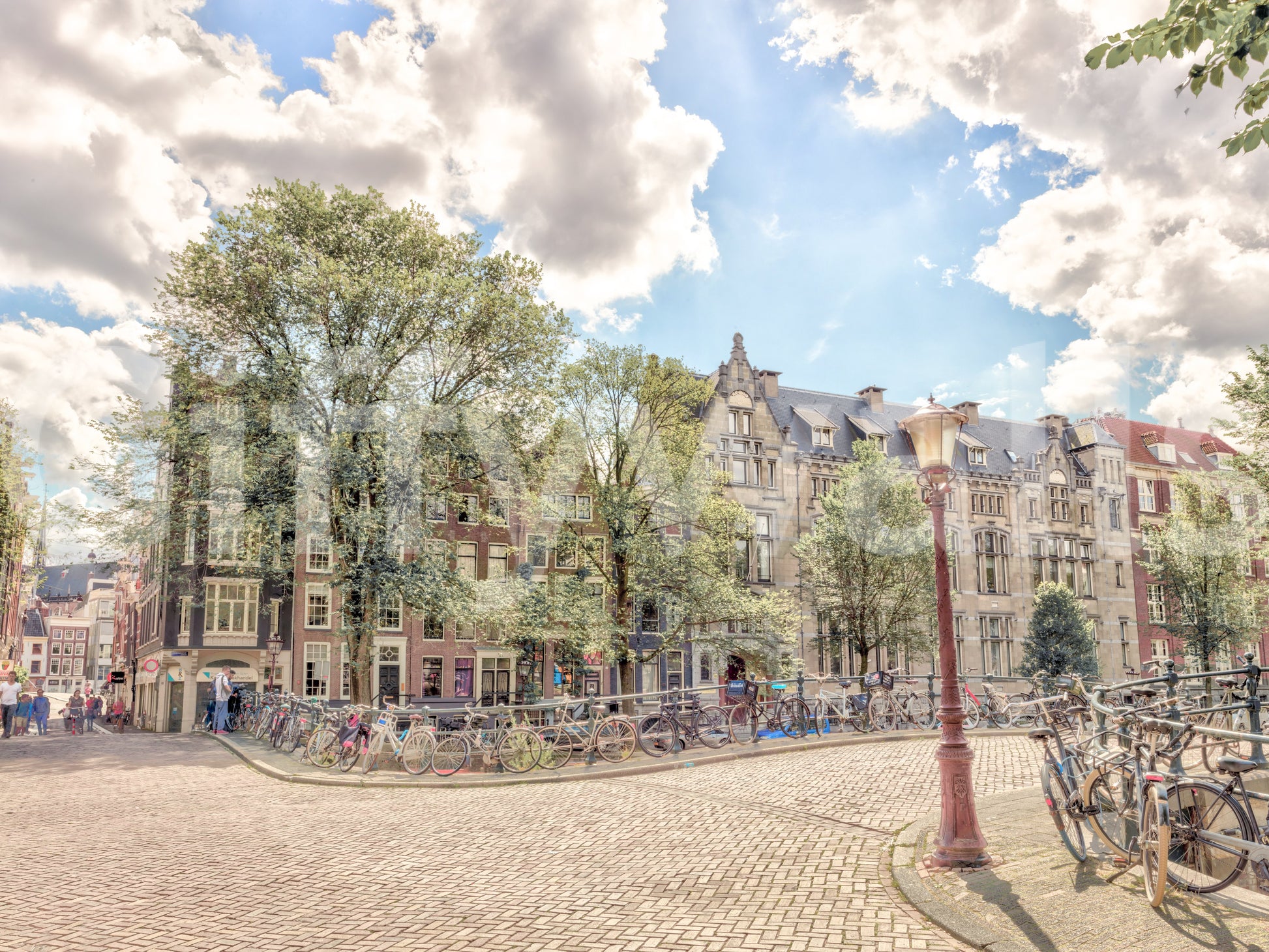 The design is non-realistic and interpretive.

