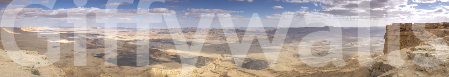 The design is non-realistic and interpretive.

