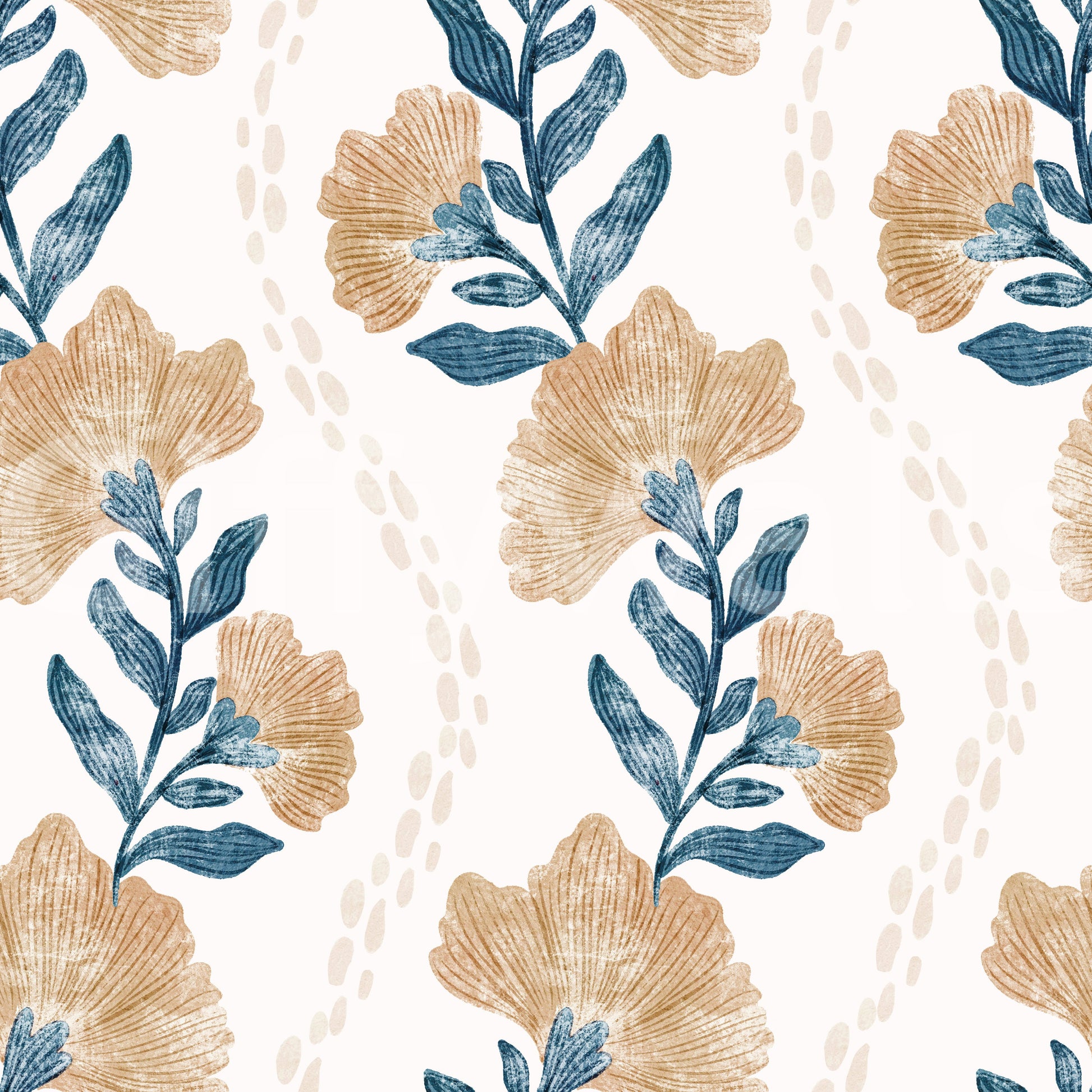 The design is non-realistic and interpretive.

