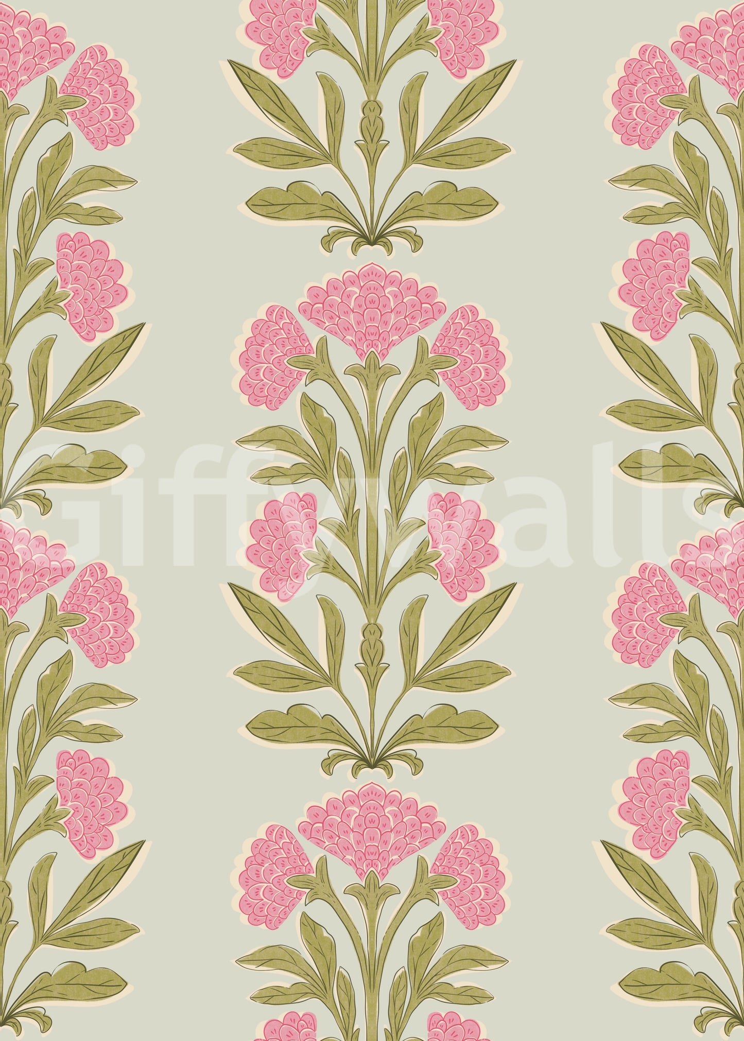 The design is non-realistic and interpretive.

