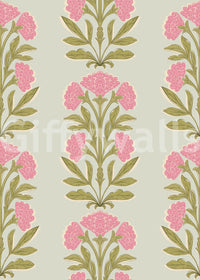 The design is non-realistic and interpretive.

