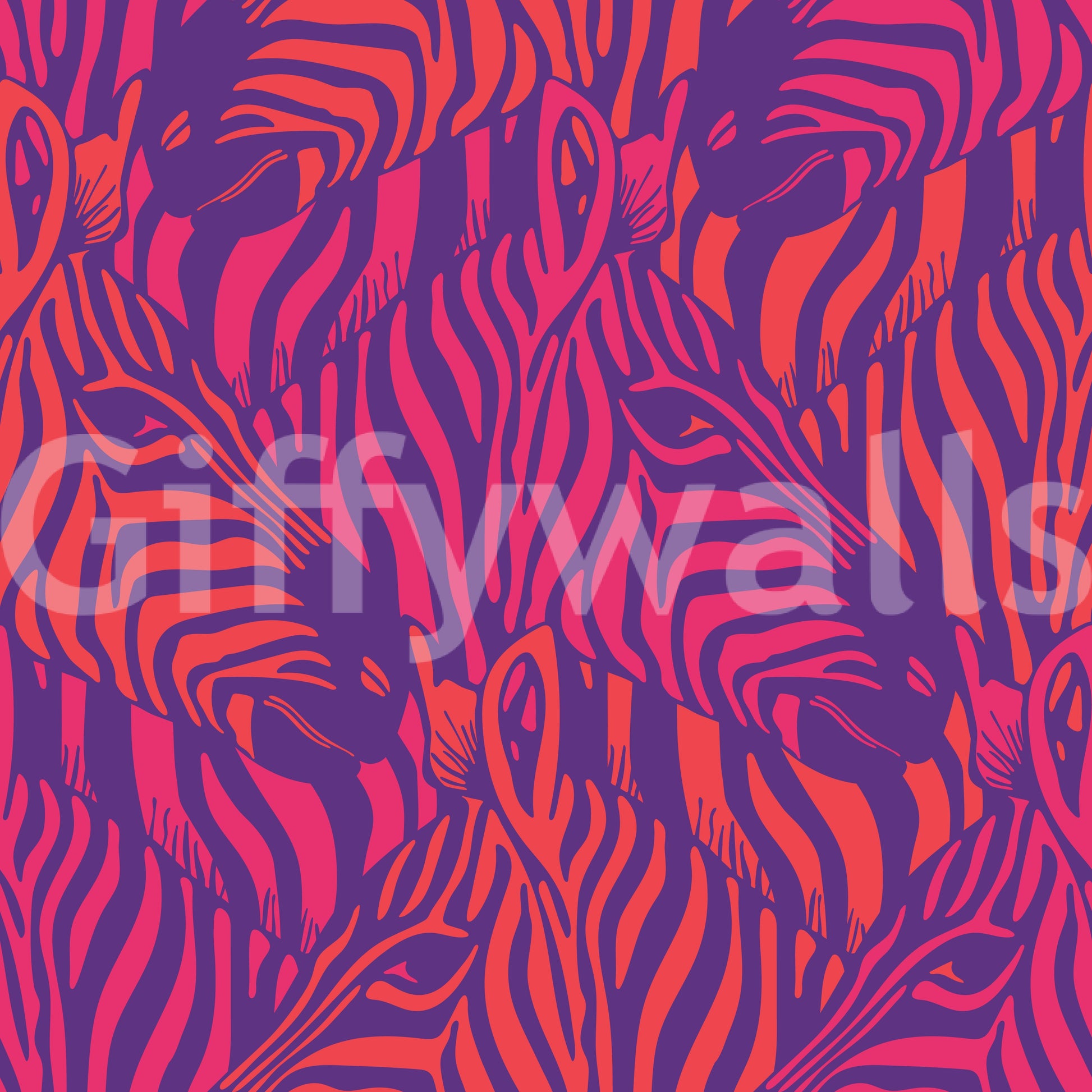 The design is non-realistic and interpretive.

