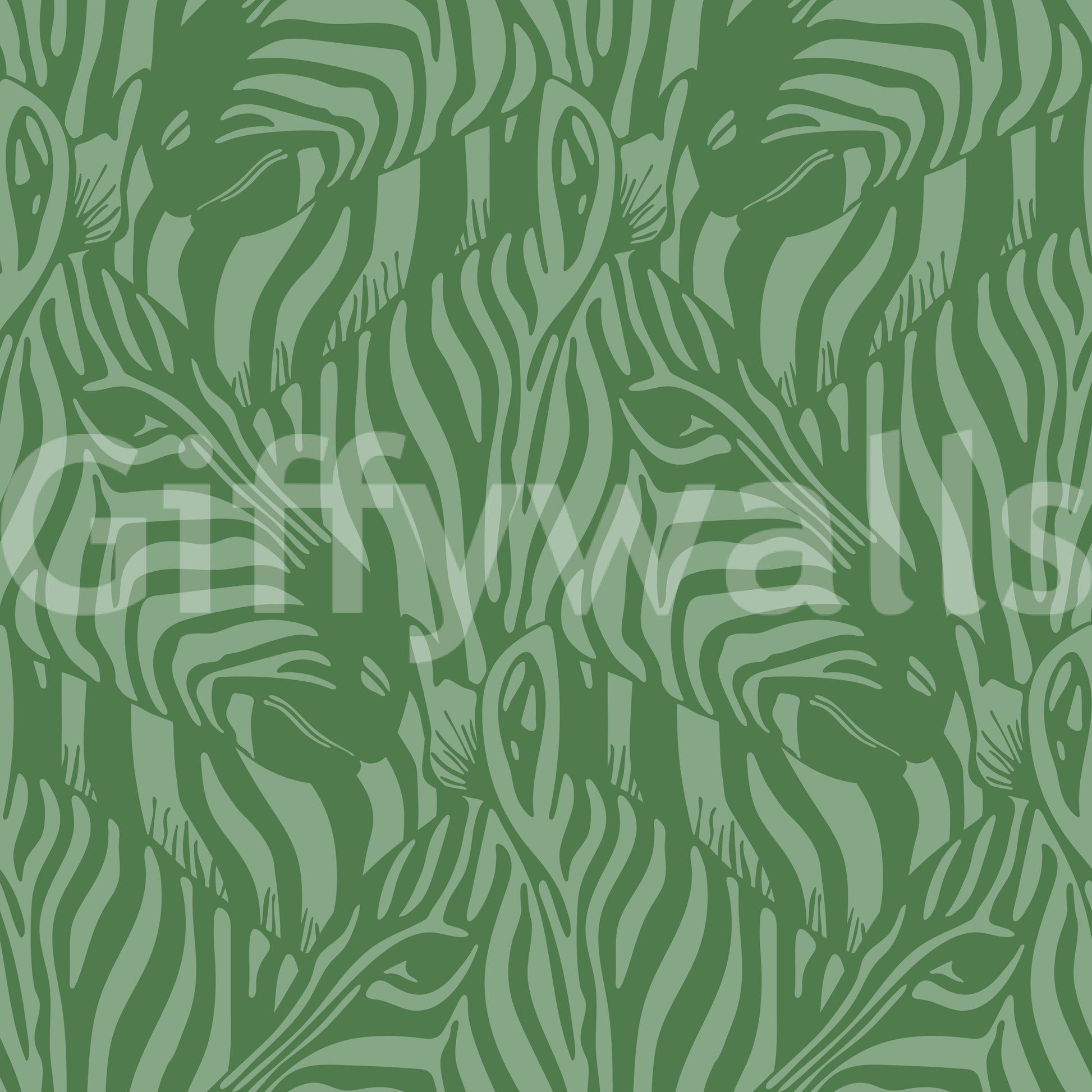 The design is non-realistic and interpretive.

