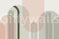 The design is non-realistic and interpretive.

