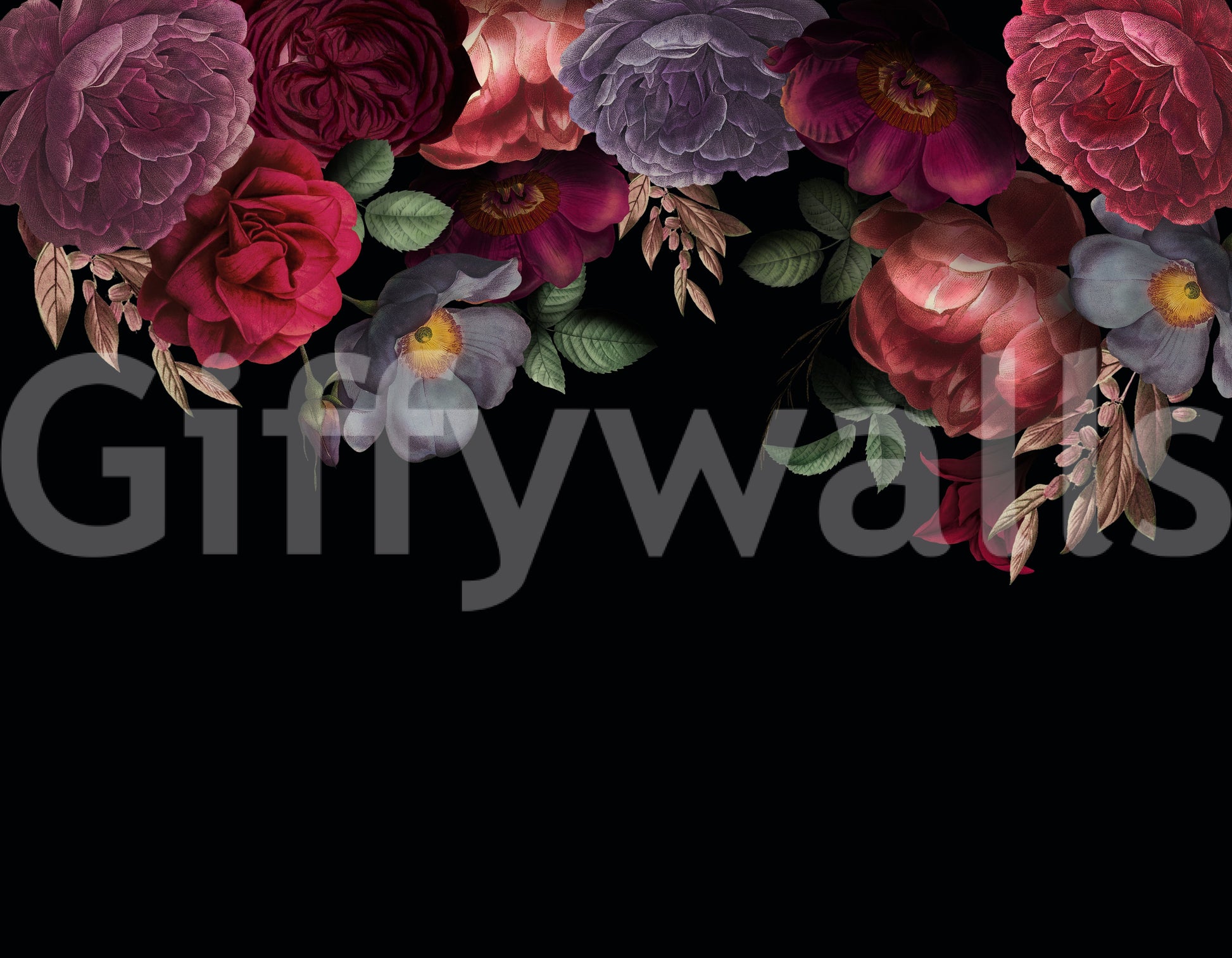 The mural acts as a beautiful and calming focal point.