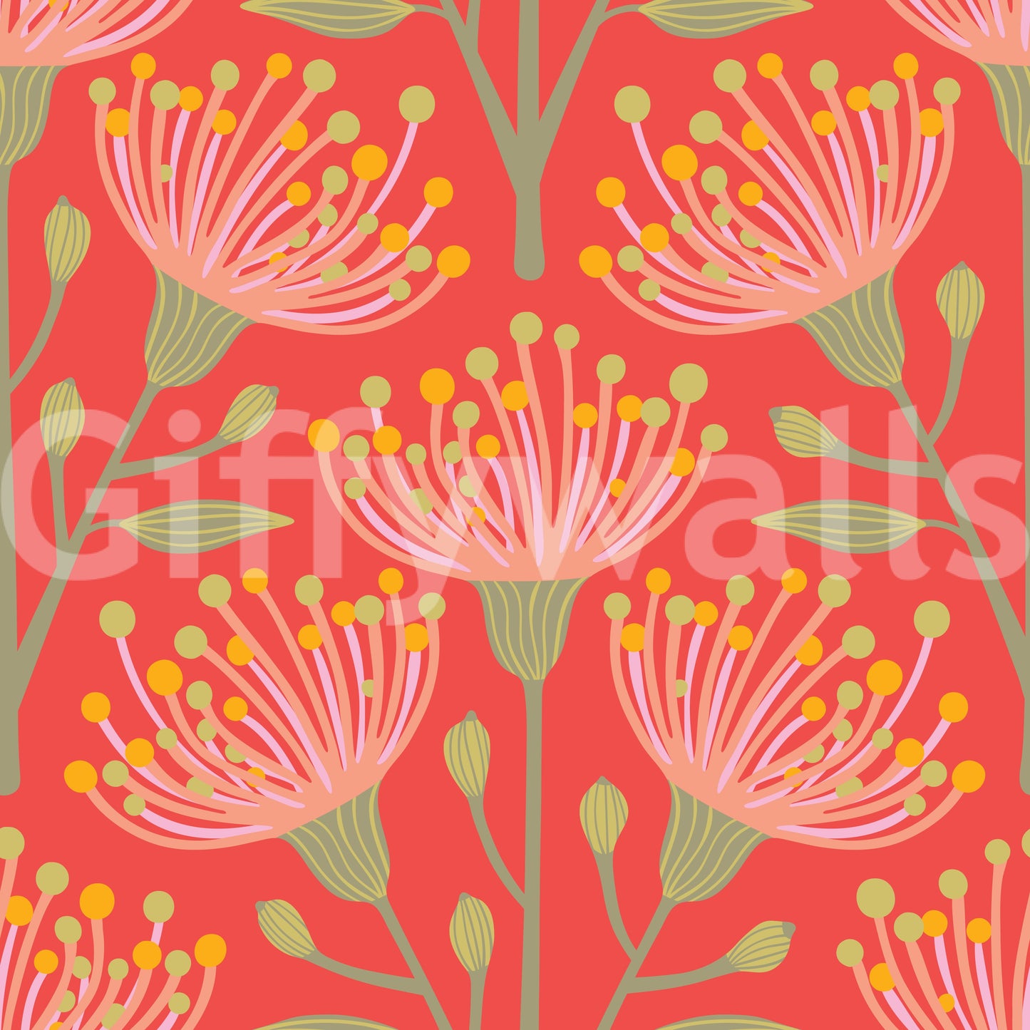 The design is non-realistic and interpretive.

