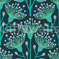 The design is non-realistic and interpretive.

