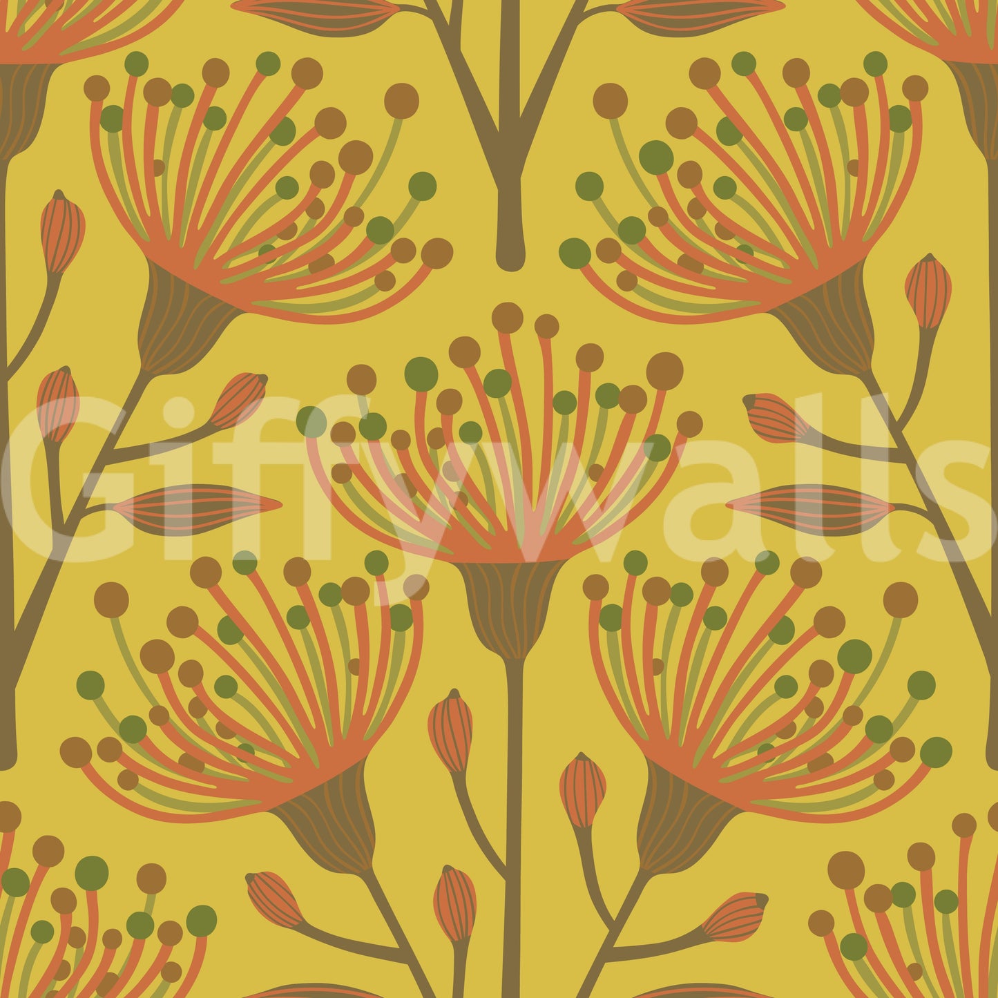 The design is non-realistic and interpretive.

