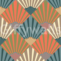 The design is non-realistic and interpretive.

