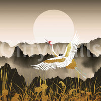 The design is non-realistic and interpretive.

