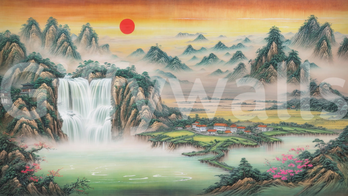 It's a great choice for a peaceful, vacation-inspired design.