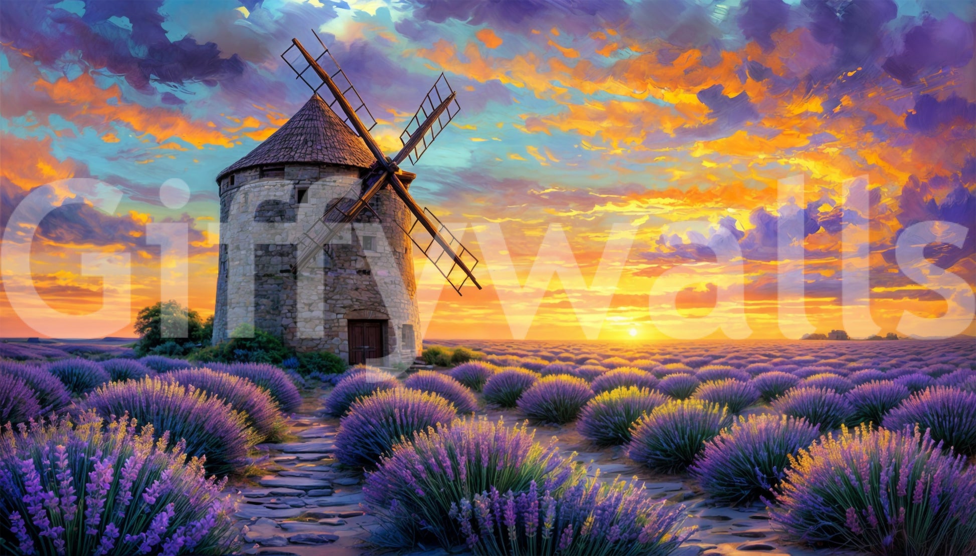 It's a great choice for a peaceful, natural design.