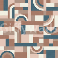 The wallpaper has a smooth, non-reflective matte finish.

