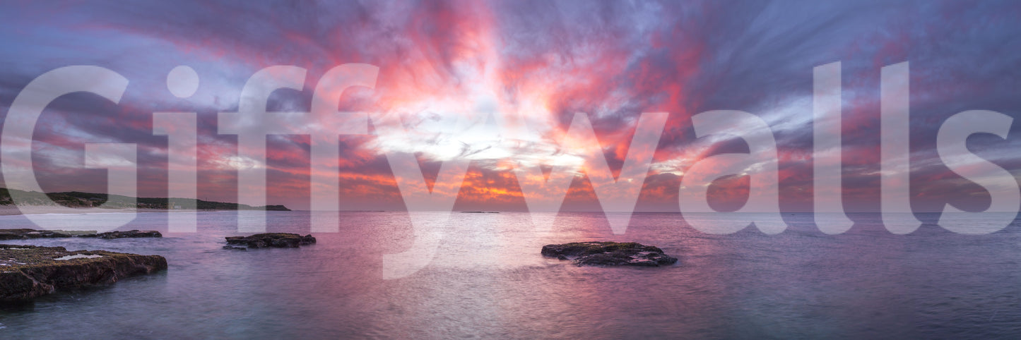 The image feels peaceful and restful.

