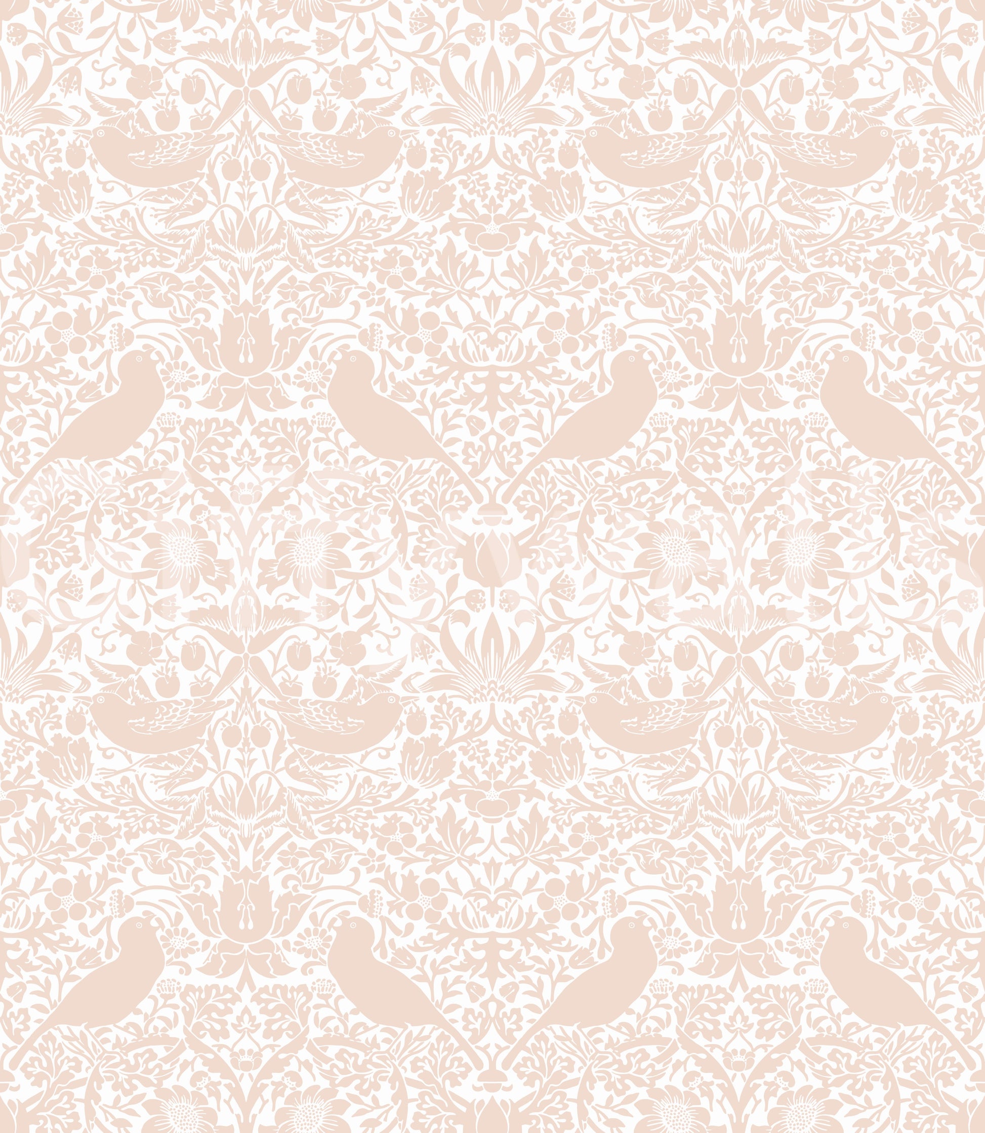 The wallpaper has a smooth, non-reflective matte finish.

