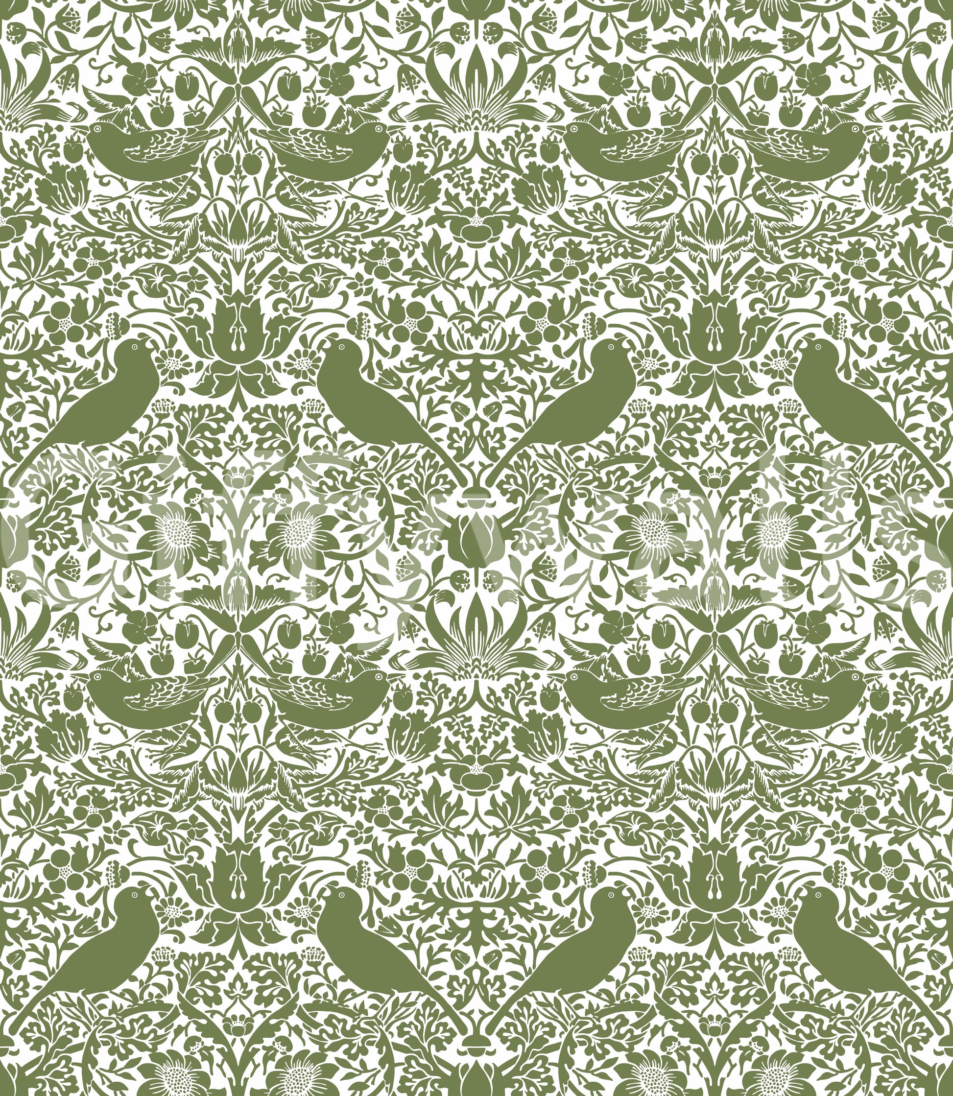 The wallpaper has a smooth, non-reflective matte finish.

