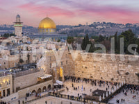 A detail of the warm tones in the stone and sky.

