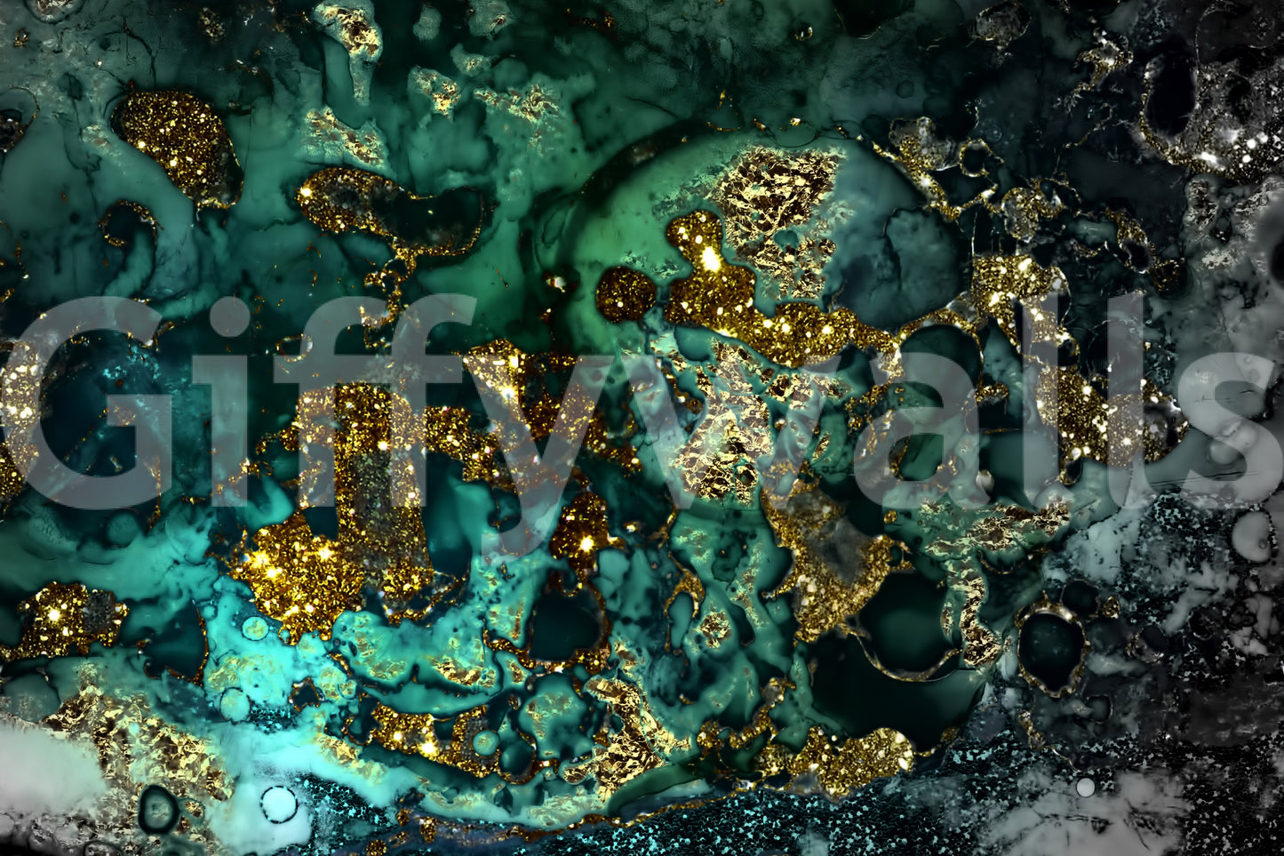 Emerald Allure Wall Mural