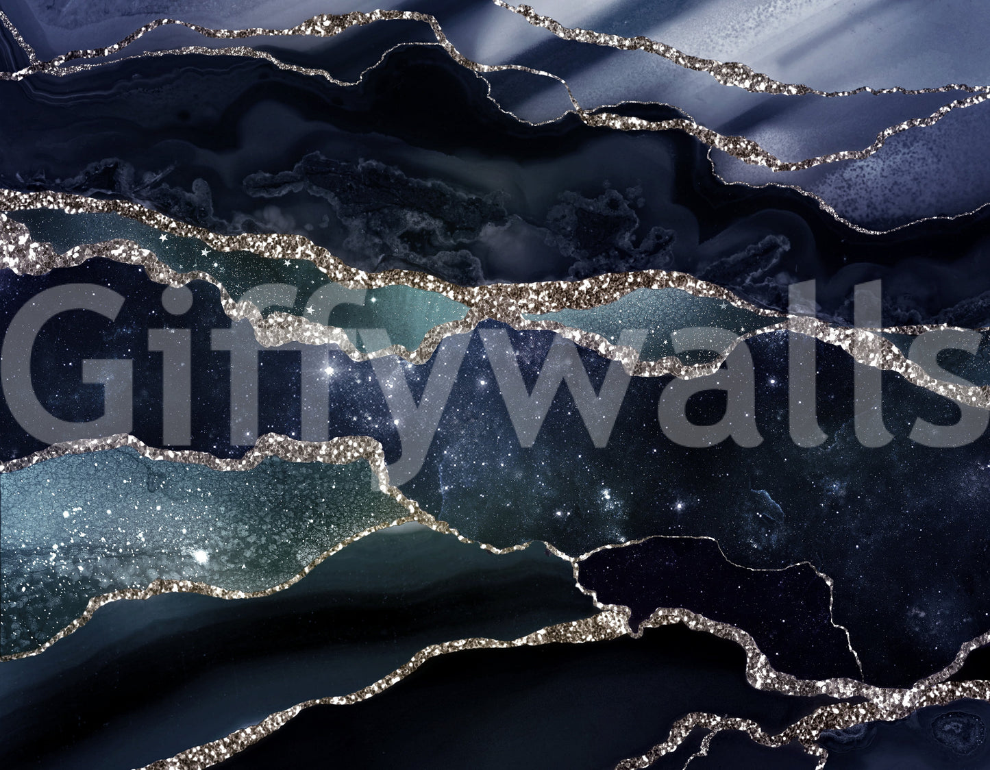 Stardust Veins Wall Mural