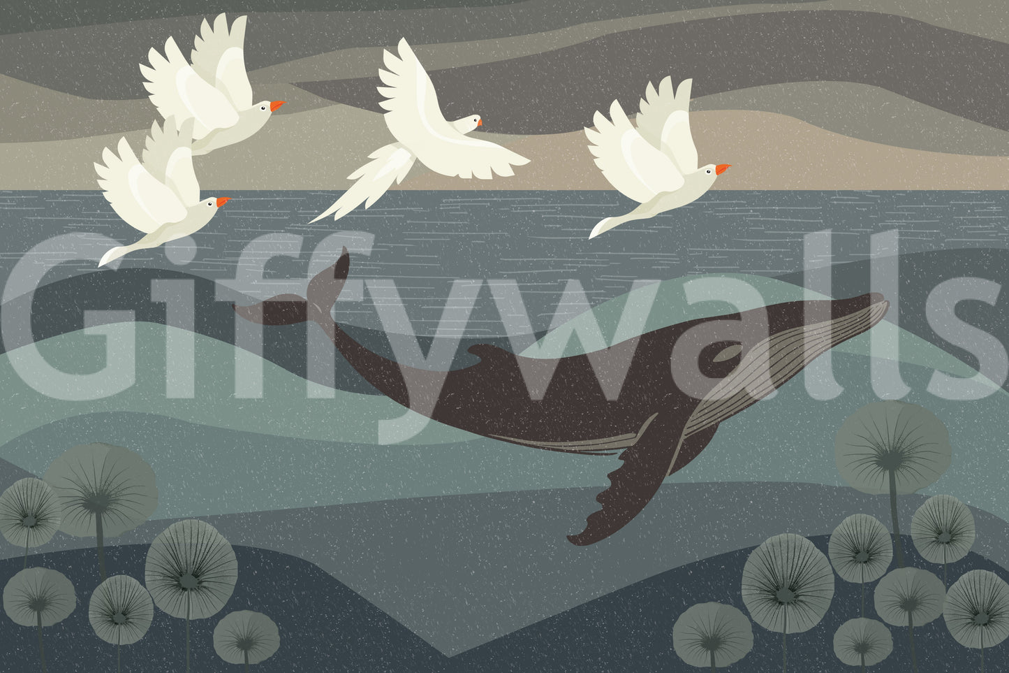 The image feels peaceful and restful.

