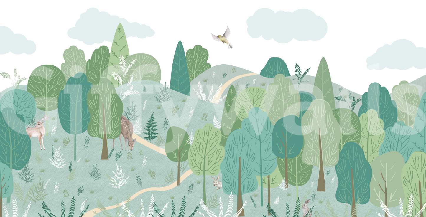 The overall scene feels like a private, natural space.

