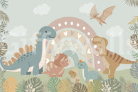 The style is a soft-focus illustration or a painterly design.

