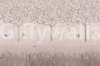 The style is a soft-focus illustration or graphic design.

