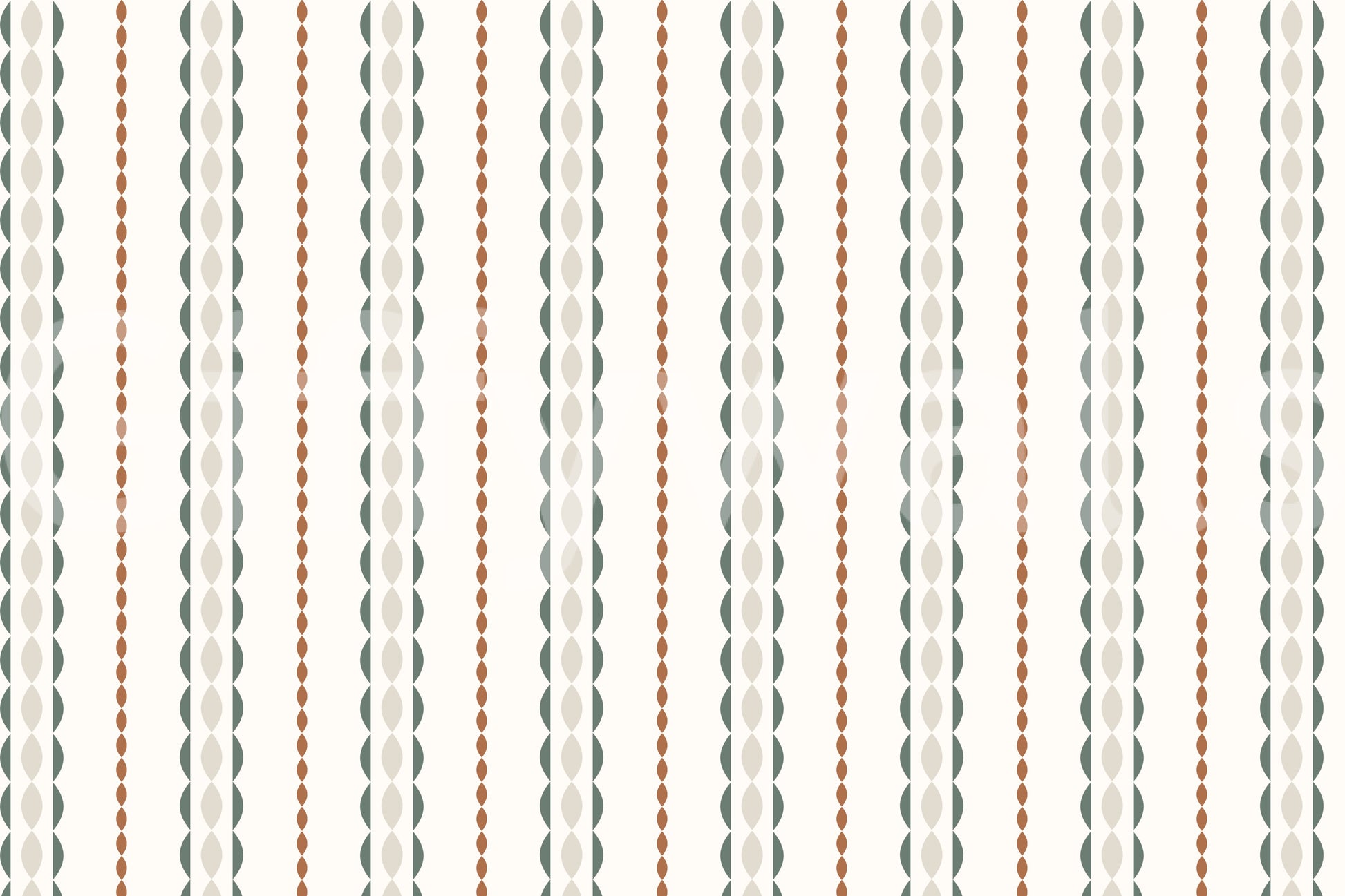 Retro stripe serenity, peaceful and calm

